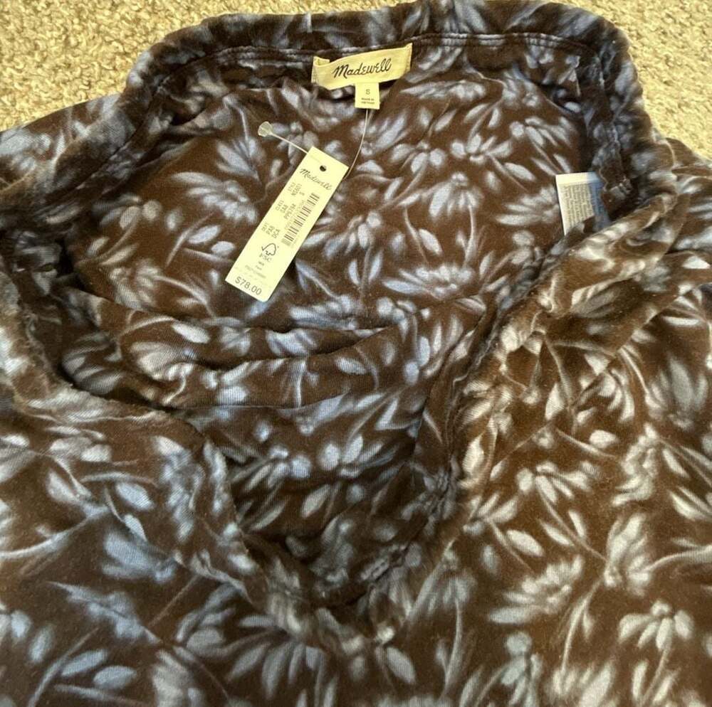 Madewell Floral Midi Skirt Size S - Picture 3 of 6